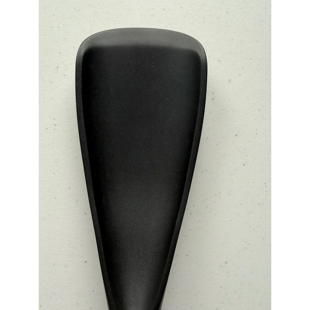 Staub Silicone Multi-function Spoon Spatula Acacia Wood Handle Black Ergonomic